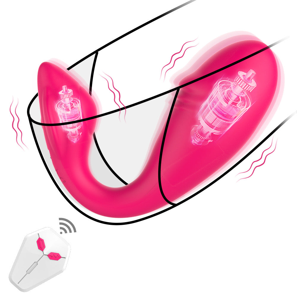 Wearable Outdoor Training Interactive Flirting Vibrator For Women-FM009