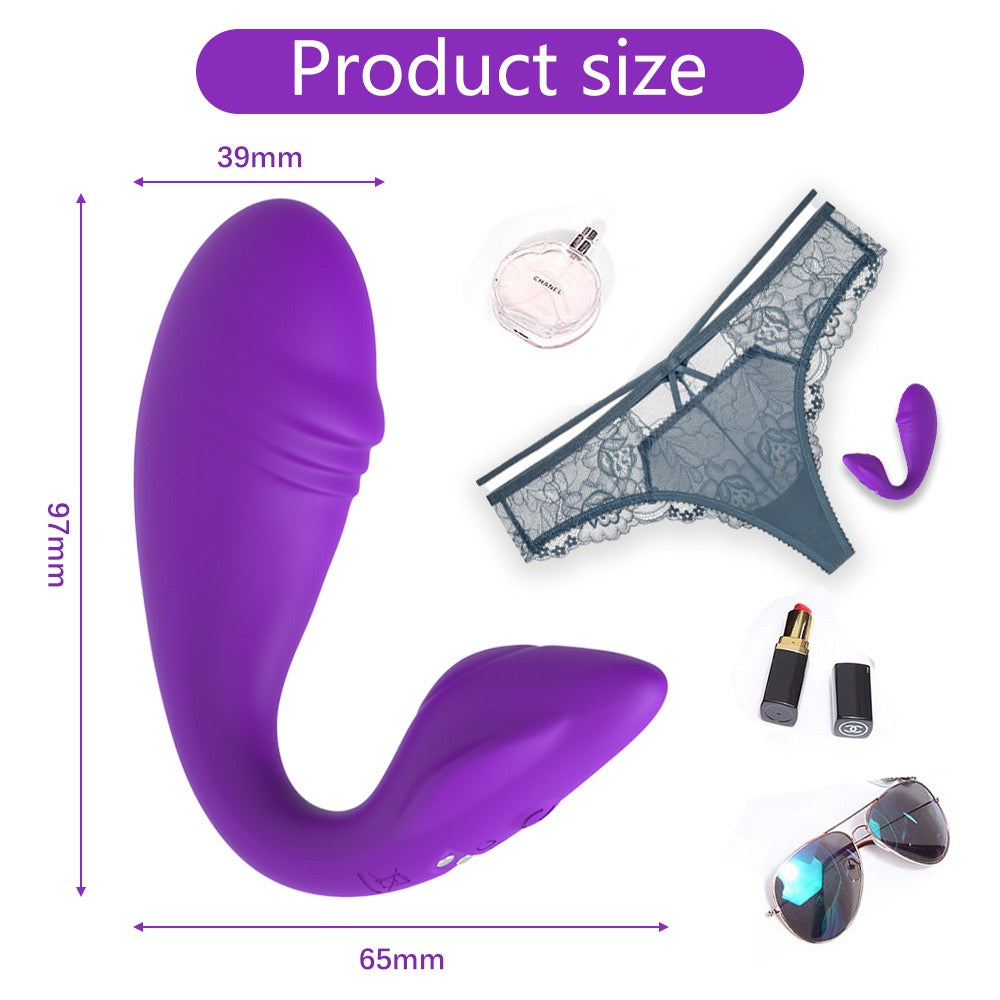 Wearable Outdoor Training Interactive Flirting Vibrator For Women-FM009