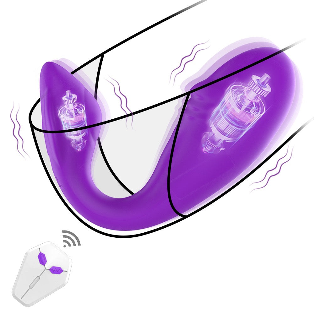 Wearable Outdoor Training Interactive Flirting Vibrator For Women-FM009