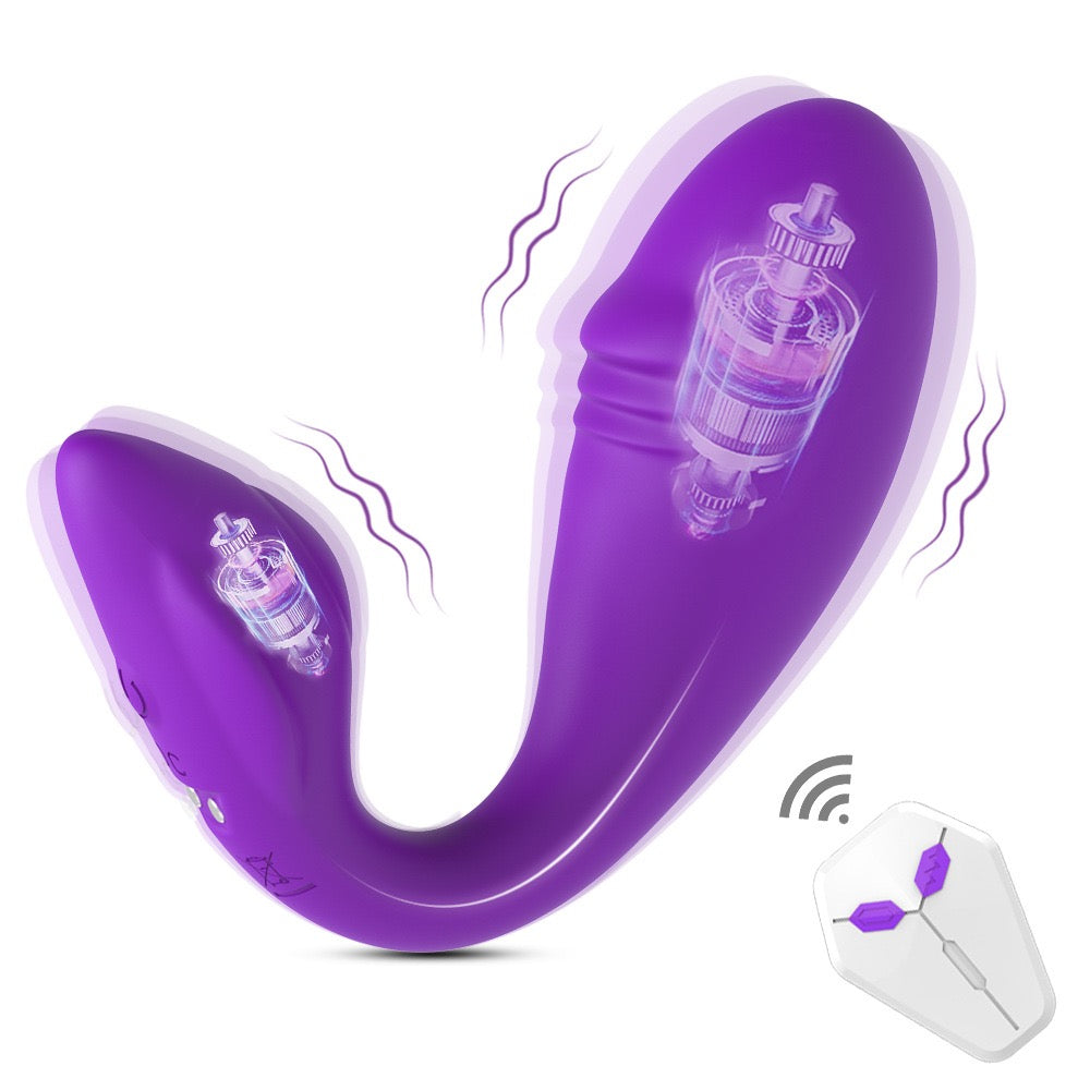 Wearable Outdoor Training Interactive Flirting Vibrator For Women-FM009