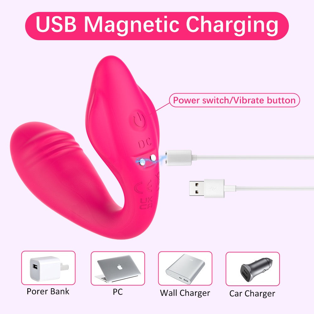 Wearable Outdoor Training Interactive Flirting Vibrator For Women-FM009