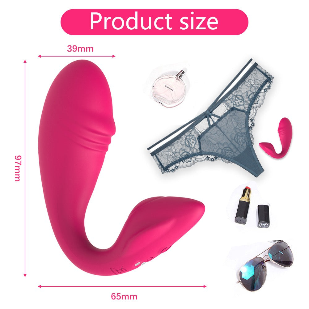 Wearable Outdoor Training Interactive Flirting Vibrator For Women-FM009