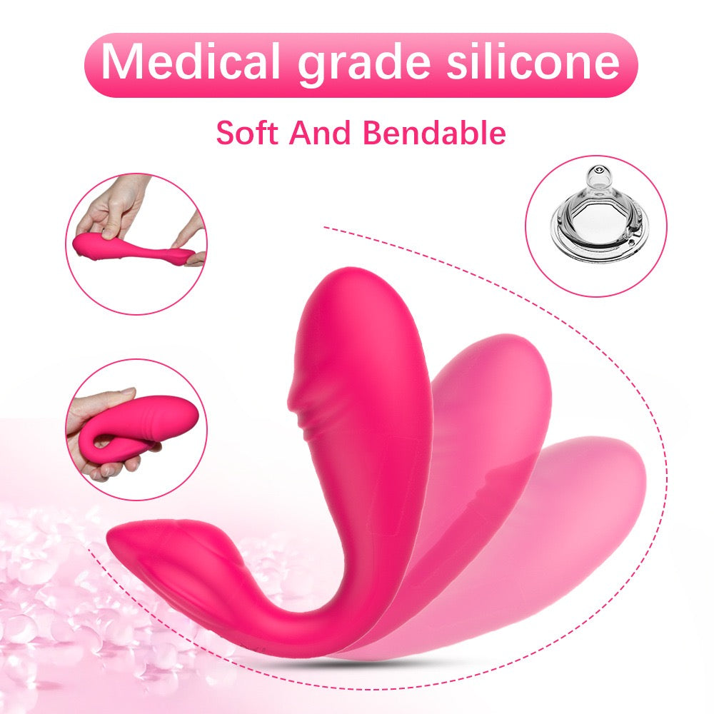 Wearable Outdoor Training Interactive Flirting Vibrator For Women-FM009