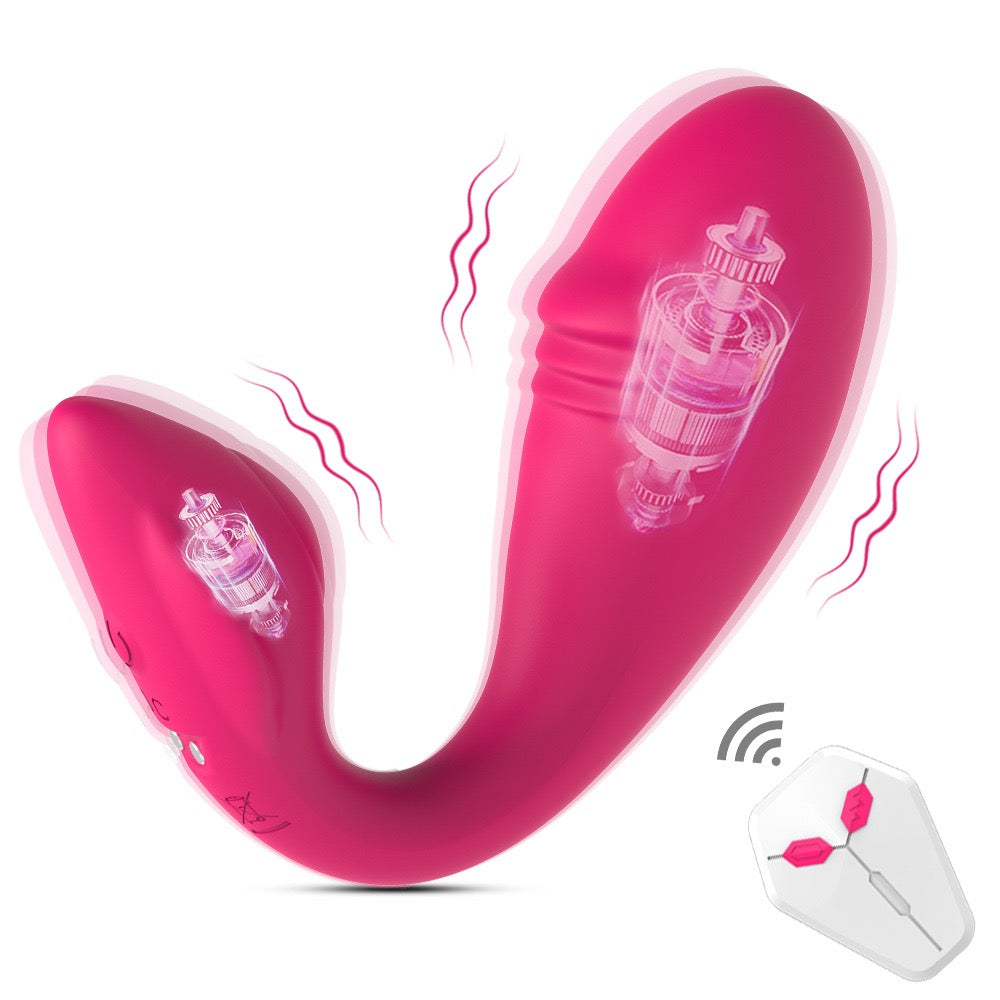 Wearable Outdoor Training Interactive Flirting Vibrator For Women-FM009