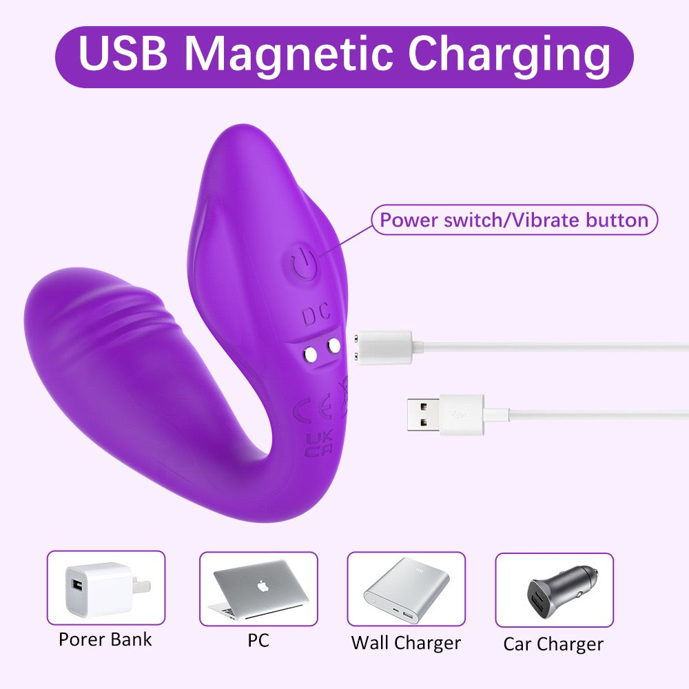 Wearable Outdoor Training Interactive Flirting Vibrator For Women-FM009