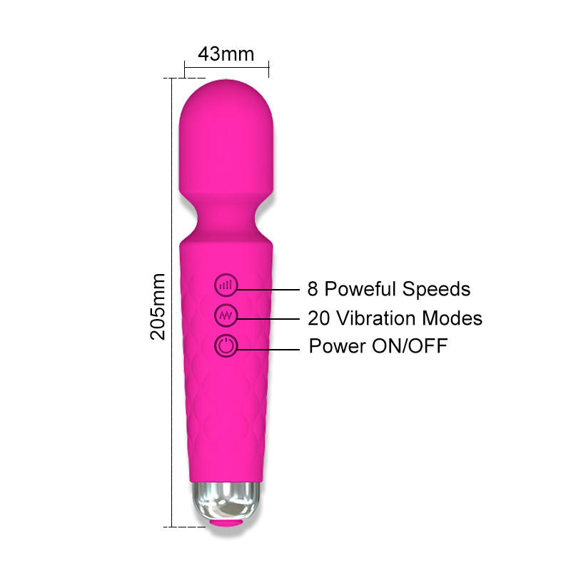 Mini Personal Adult Toys Electric Handheld AV Wand Massager Dildo Vibrator Sex Toys Women