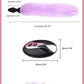 Wireless remote control fox tail vibrating anal plug adult anal silicone masturbation anal plug backyard flirting supplies