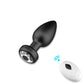 Rechargeable remote control fun vibrator liquid silicone anal sex supplies anal expander backyard anal plug