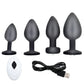 Rechargeable remote control fun vibrator liquid silicone anal sex supplies anal expander backyard anal plug